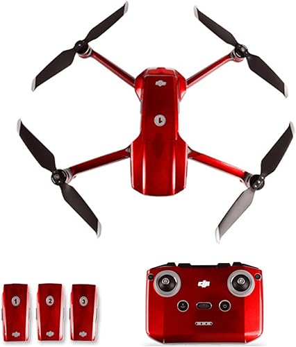 PALUMMA Juego de calcomanías para drones DJI Mavic Air 2, calcomanías decorativas de PVC impermeables para Mavic Air 2, cuerpo de dron, batería,