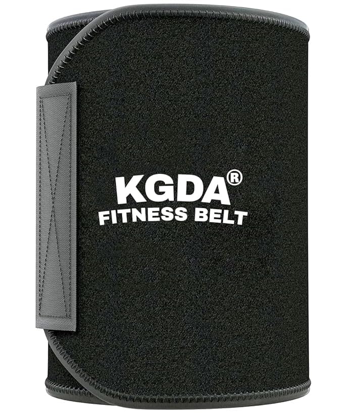 KGDA Sweat Waist Fat Burner Belly Tummy Yoga Wrap -Black | Exercise Body Slimming Belt | for Men & Women (B0CB13S6RF) Amazon Price History, Amazon Price Tracker