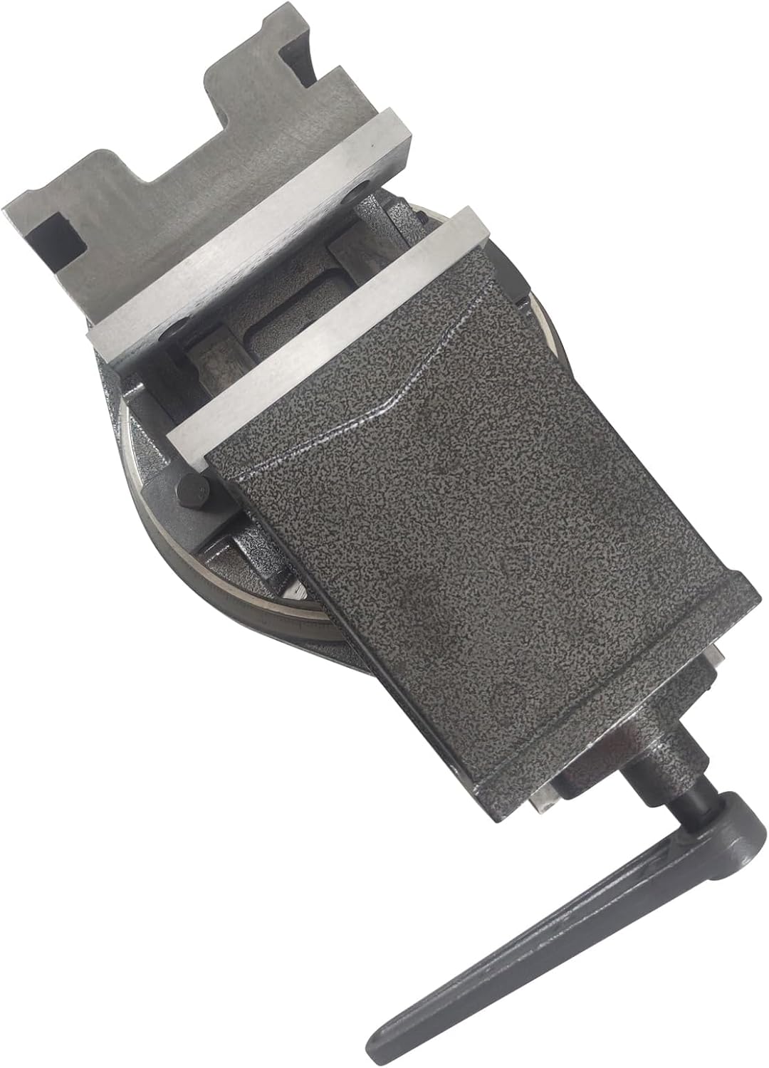 6 Inch Milling Machine Vise with Base, Bench Vise Tilting and Swiveling Milling Vise Precision Clamping milling machine vise for Mills/Grinders/NC Machines