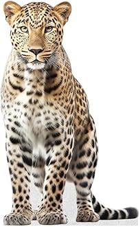 Persian Leopard - Life Size Cardboard Cutout Standup People with Support Standee | Animals -