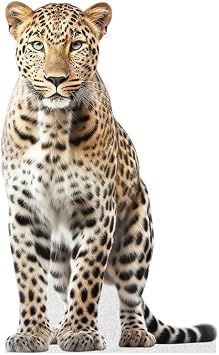 Persian Leopard - Life Size Cardboard Cutout Standup People with Support Standee | Animals -