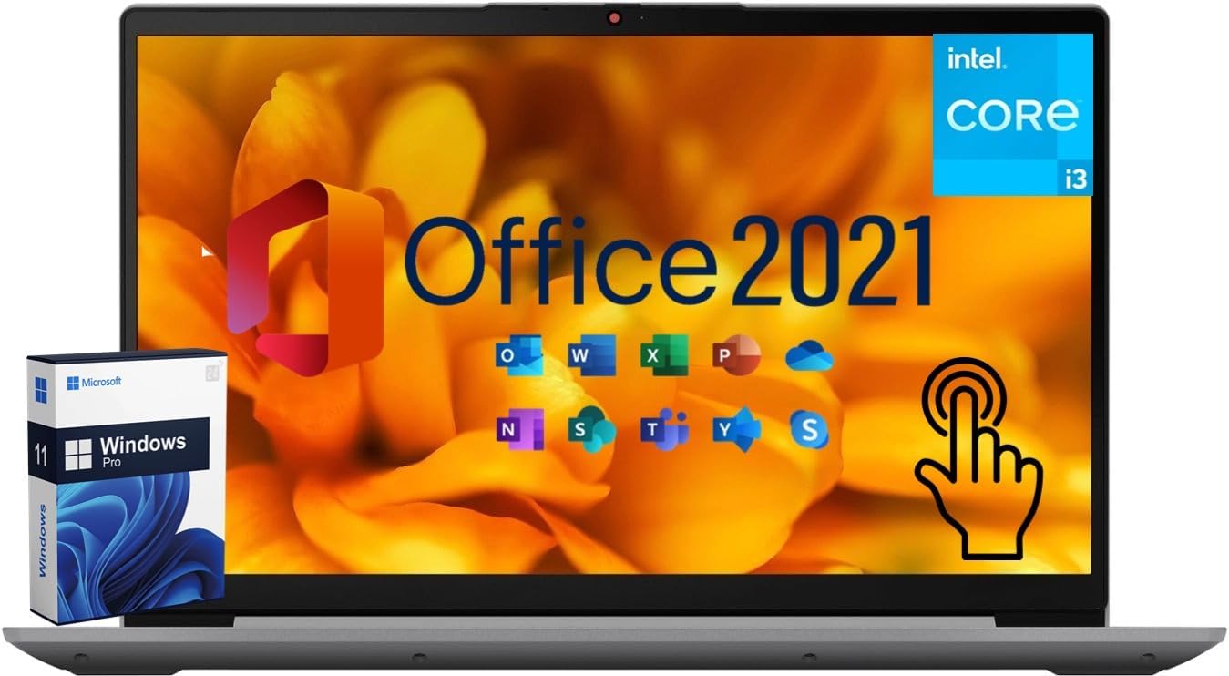 Lenovo Ideapad 3i Business & Student Laptop, with Lifetime Office 2021 15.6″ FHD IPS Anti-Glare Touch Laptop, Intel Core i3-1115G4(2Cores), 12GB RAM, 512GB SSD, Win 11 Pro, Gray (12GB RAM | 512GB SSD) Lenovo Ideapad 3i Business & Student Laptop, with Lifetime Office 2021 15.6″ FHD IPS Anti-Glare Touch Laptop, Intel Core i3-1115G4(2Cores), 12GB RAM, 512GB SSD, Win 11 Pro, Gray (12GB RAM | 512GB SSD)