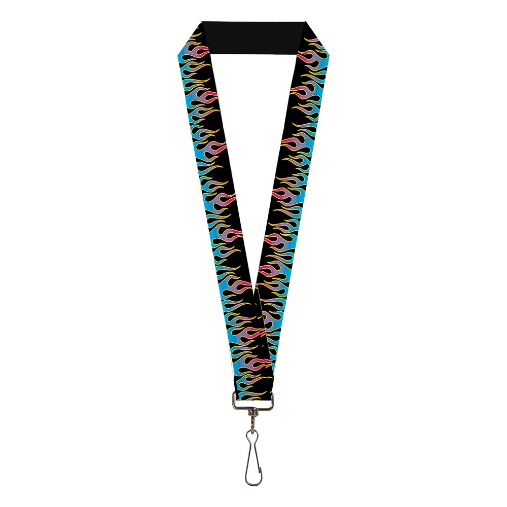 Buckle-Down - Key Chain Lanyard - Flames unisex-adults Default