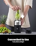 SHARDOR Smoothie Blender 900W Personal Blender with 2 * 24Oz BPA-Free Portable Cups Smoothie Maker Detachable 6-leaf Blade Mixer Blenders for Smoothies, Shakes &Juices, Cleaning Brush, Black