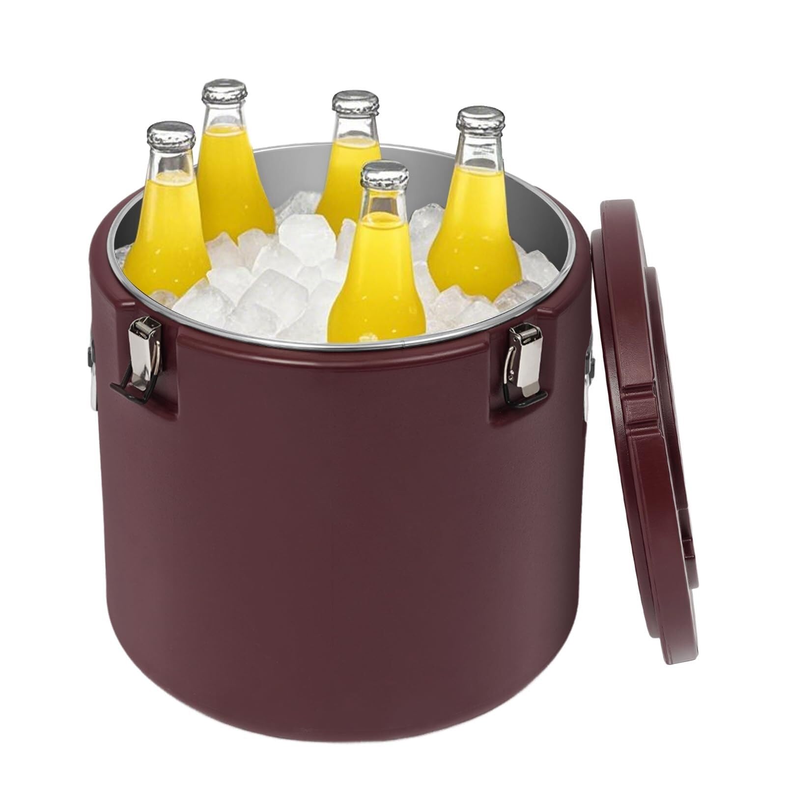 SDCFFC Commercial Food Warmer for Hot&Cold Portable Large Capacity Insulated Soup Container, for Restaurant Canteen Insulated Bucket