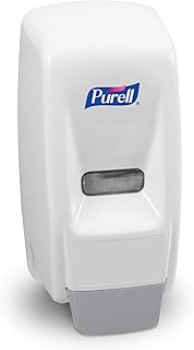 PURELL 962112 Bag-in-Box Hand Sanitizer Dispenser, 800mL, 5 5/8w x 5 1/8d x 11h, White