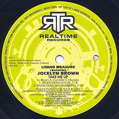 Liquid Measure - Take Me Up - Realtime Records
