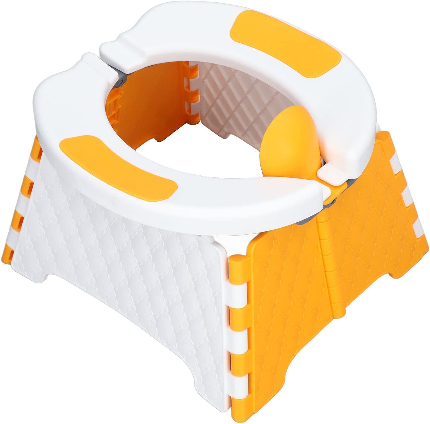 Dhadh Foldable camping toilet Potty Training Seat Outdoor Portable Folding Toilet Urinal Pot (Portable Potty Training Chair with Travel Bag,)-image-5