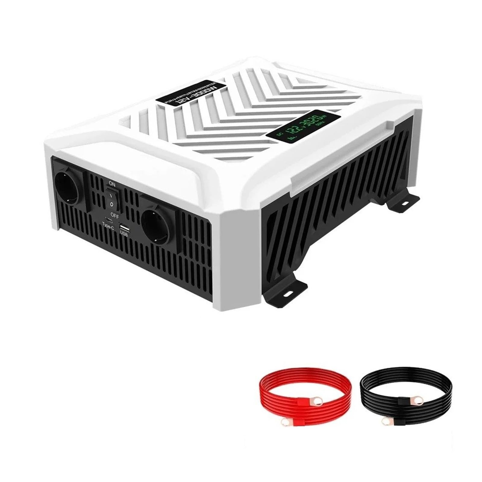 Convertidor Adaptador Energía Inversor Onda Sinusoidal para Pura DC12V 3000W 3500W Fuente Convertidor Batería Solar Pantalla LCD inversor