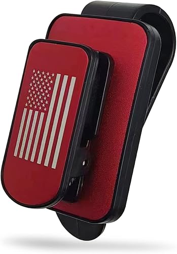 Soporte para lentes de sol para visera de automóvil, clip multifunción para tarjeta de boleto, bandera de metal, modelado de personalidad para
