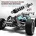 X-Verse Remote Control Car Brushless, 2.4GHz 1:16 4WD Waterproof RC Cars, 70KM/H All Terrain Offroad RC Truggy for Kids Adults