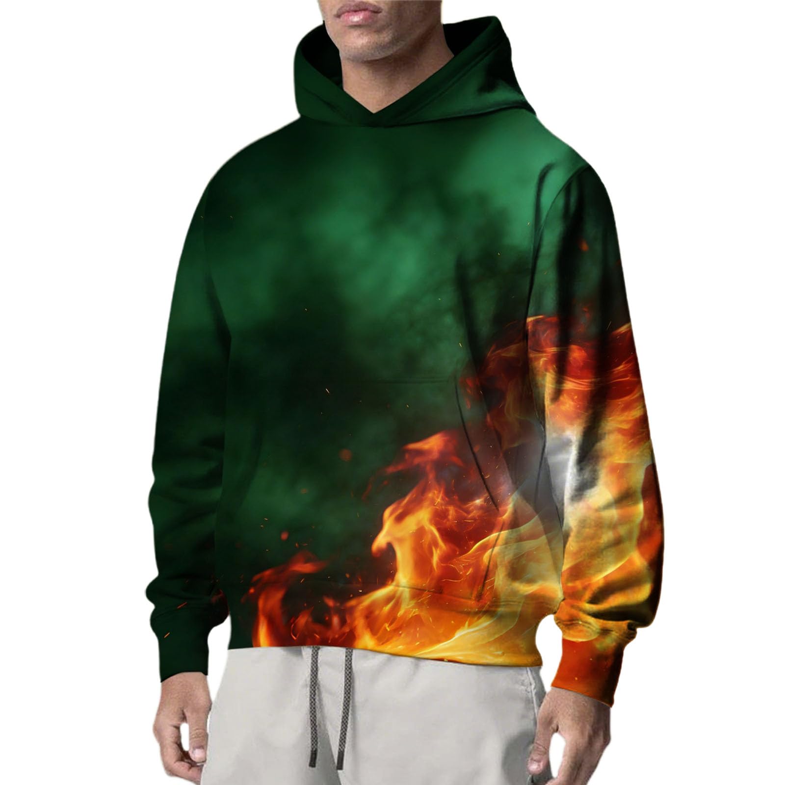 Ropa Protección Solar Camisa De Manga Corta para Hombre 2026, Informal Moderna Sudadera Parejas (Green, S) Oversized Gym Cremallera Camiseta Sin Mangas Jersey Camisetas Top Deportivo