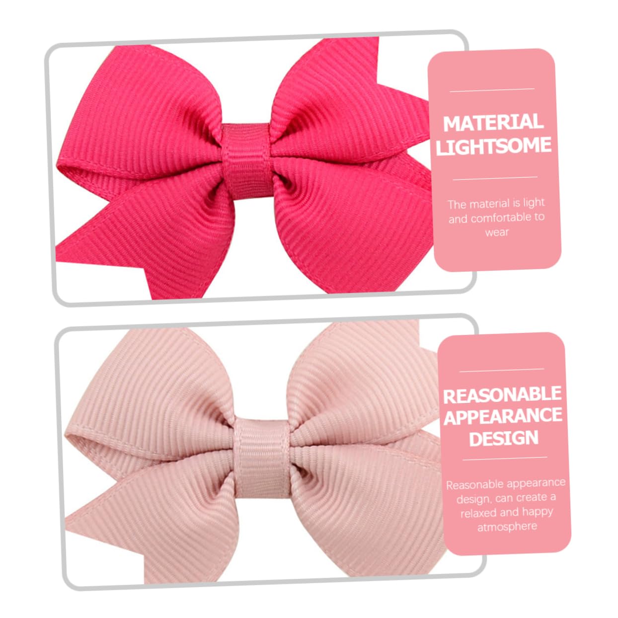ibasenice 60pezzi Fermagli Per Fiocco Per Ragazze Accessori Eleganti Per Neonate Clip Decorativi Per Tutte Le Occasioni