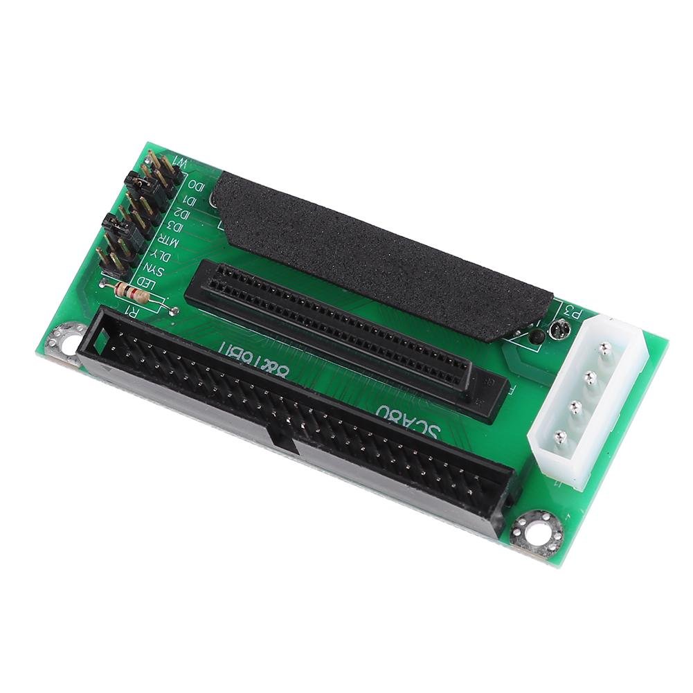 fengfeng SCSI SCA 80Pin a 68Pin a 50Pin IDE Hard Disk Adapter Converter scheda