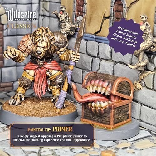 The Realm Set - Grey Version - 195 minis - Heroes, Monsters, NPC for DND Miniatures Bulk I 28mm Dungeon Dragons D&D Miniatures I DND Minis D&D Figures I Pathfinder, Realm Reforged by Wildspire - Image 7