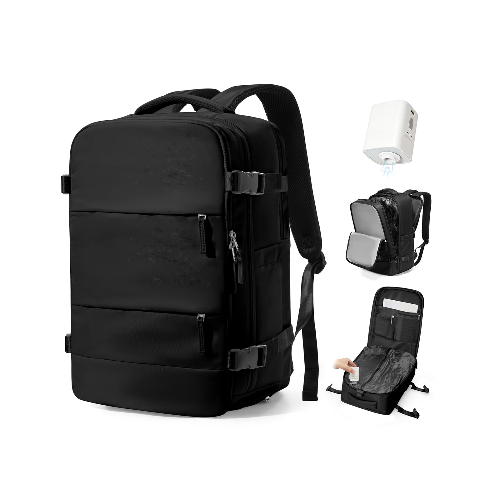 SZSYCN Mochila Viaje Cabina Avion 40x30x20 Ryanair Wizzair Maletas de Viaje Mujer Mochilas Viaje 40×20×25 Ryanair para Mujer Equipaje de Mano 45x36x20 Easyjet Maletas para Portatil Hombre — view 28