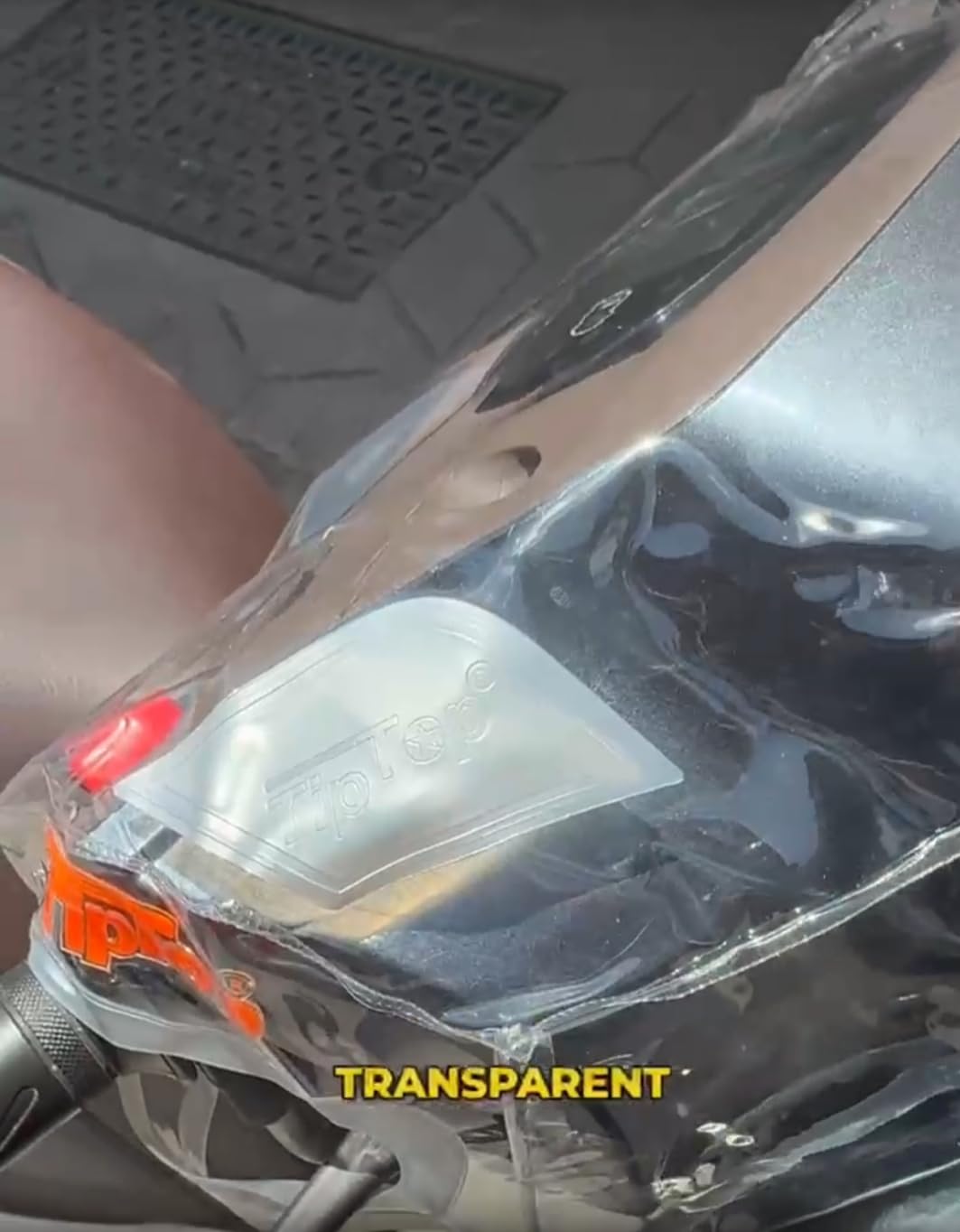 Transperant Handle Rain Cover for your New Suzuki Access125 (Only New Suzuki Access 125 Model 2016-2025) - Image 7 thumbnail