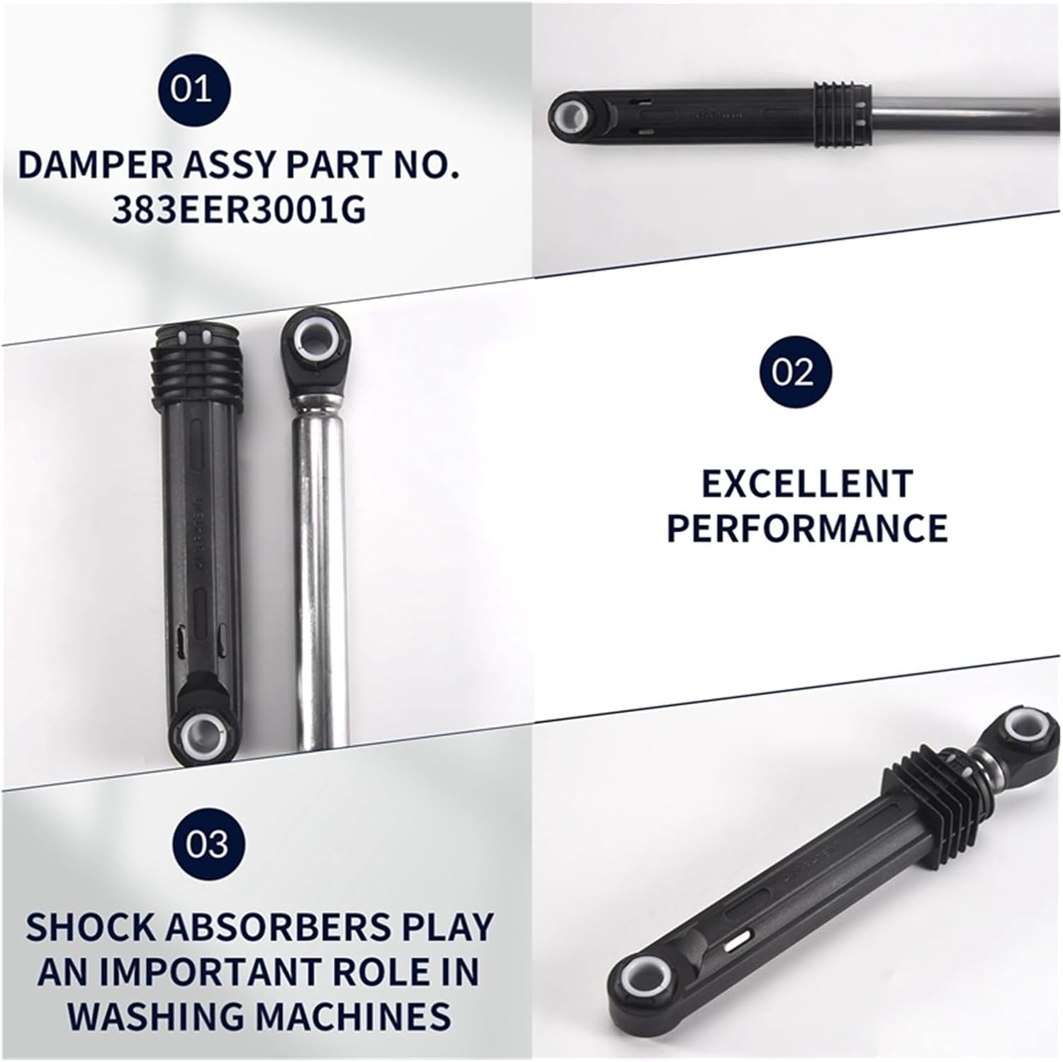 A67Z 3Piece Washer Shock Absorber 383EER3001G 4901ER2003A Replace Part Accessories Washing Machine 383EER3001F,383EER3001