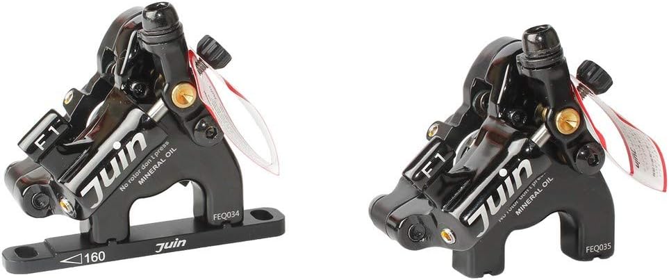 Juin Tech F1 Hybrid Hydraulic Disc Brake Caliper Set - Flat Mount - for Road, Gravel & CX