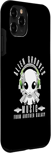 Miniatura 3 de iPhone 11 Pro Alien Head with Headphones  UFO Case