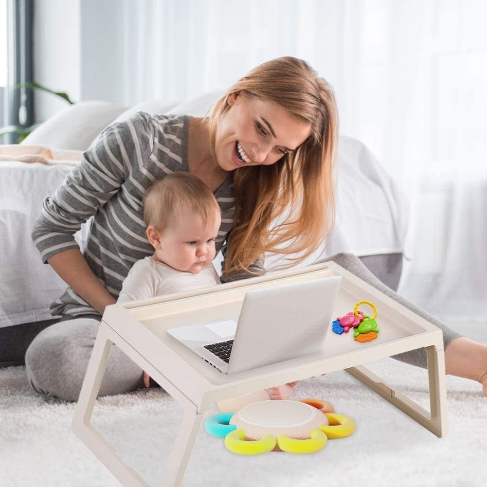 Greensen Bed Tray Table for Eating and Laptops, Foldable Breakfast