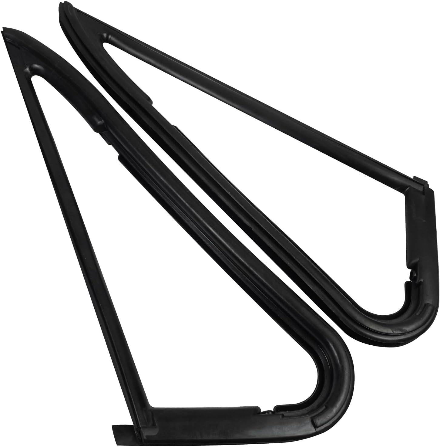 Front Door Window Vent Molding Rubber Belt Trim Seal Weather Stripping Compatible with GMC C1500 C2500 C3500 K1500 K2500 K3500 Jimmy Chevy C10 C20 C30 K10 K20 K30 Blazer Suburban V1500 R1500 Truck