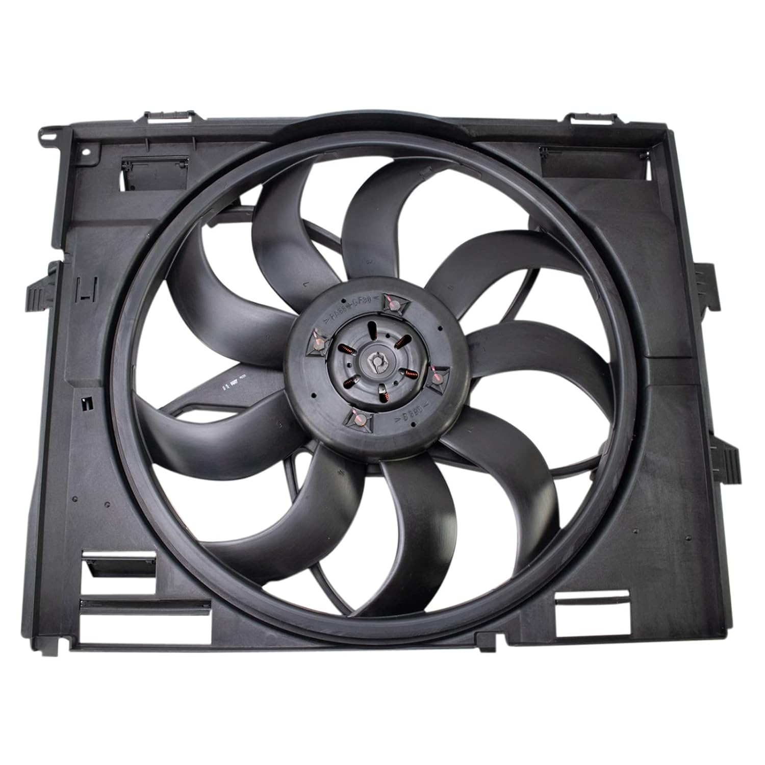 TRQ Engine Radiator Cooling Fan Assembly for BMW 2 3 4 Series New