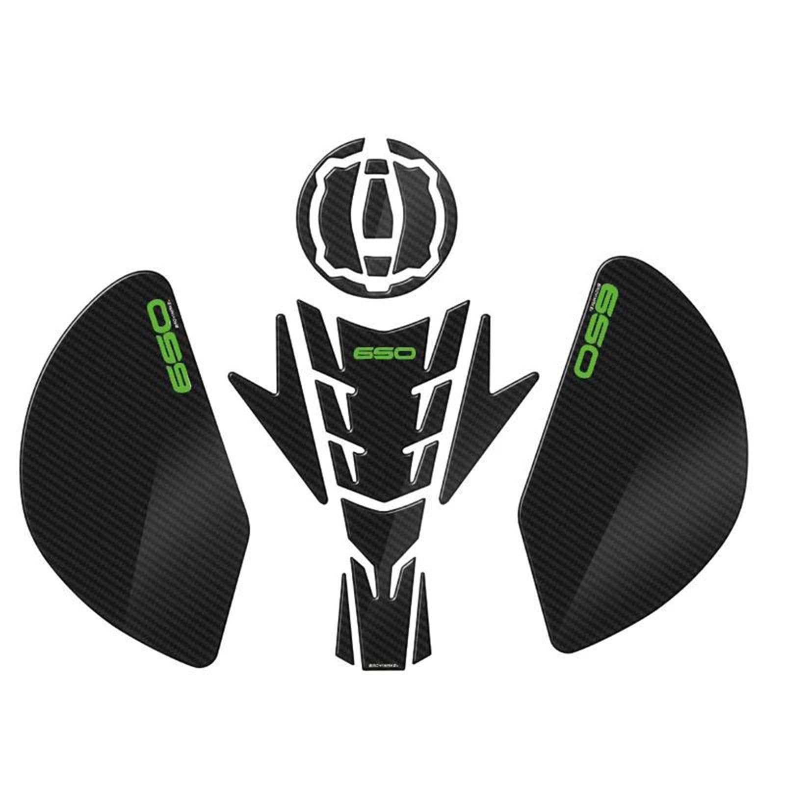 for Kawasaki Z650 for NINJA650 Motorcycle Tank Pad Protector Anti Slip Oil Sticker Decals Side Gas Knee Grip Traction Protect