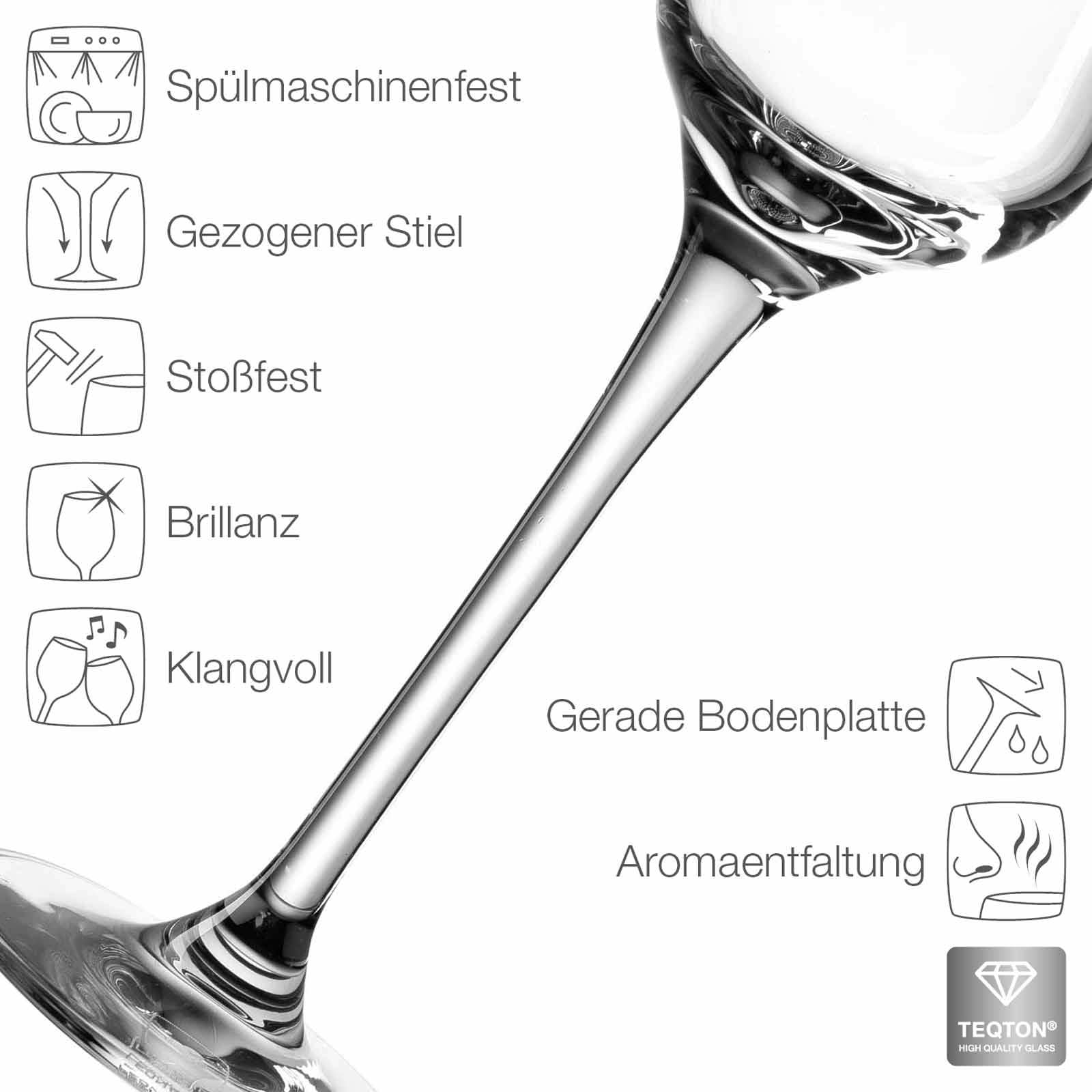 LEONARDO HOME Grappagläser Ciao+ Gastro-Edition, Spirituosengläser mit 2 cl / 4 cl - Einschenkhilfe, Randvollfüllung 85 ml, Praktische Gläser für Hotel & Gastronomie, 6er Set