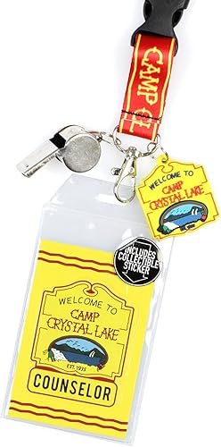 Miniatura 2 de Friday The 13th Camp Crystal Lake Counselor - Soporte transparente para tarjetas de identificación