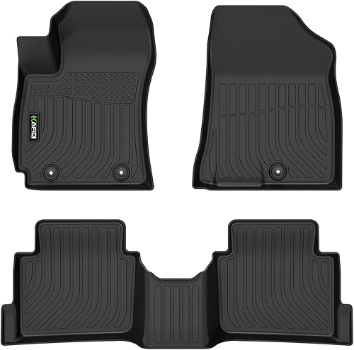 HAFIDI Alfombrillas para Hyundai Kona 2024 (no para vehículos eléctricos), protección para todo tipo de clima, TPE resistente, forros de suelo
