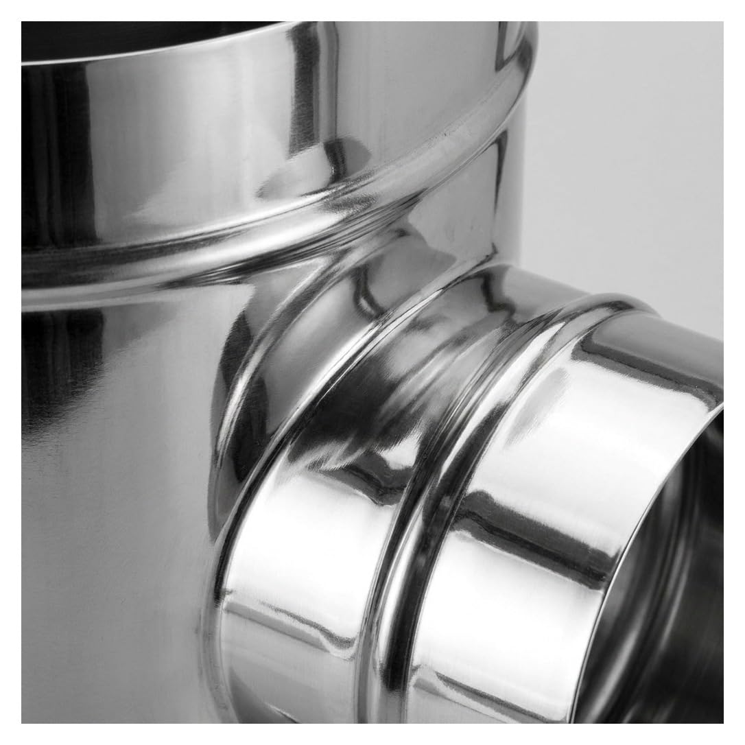 MAKA Raccordo T 90 Ridotto MP 80 Canna Fumaria Doppia Parete Inox Ø 250 mm