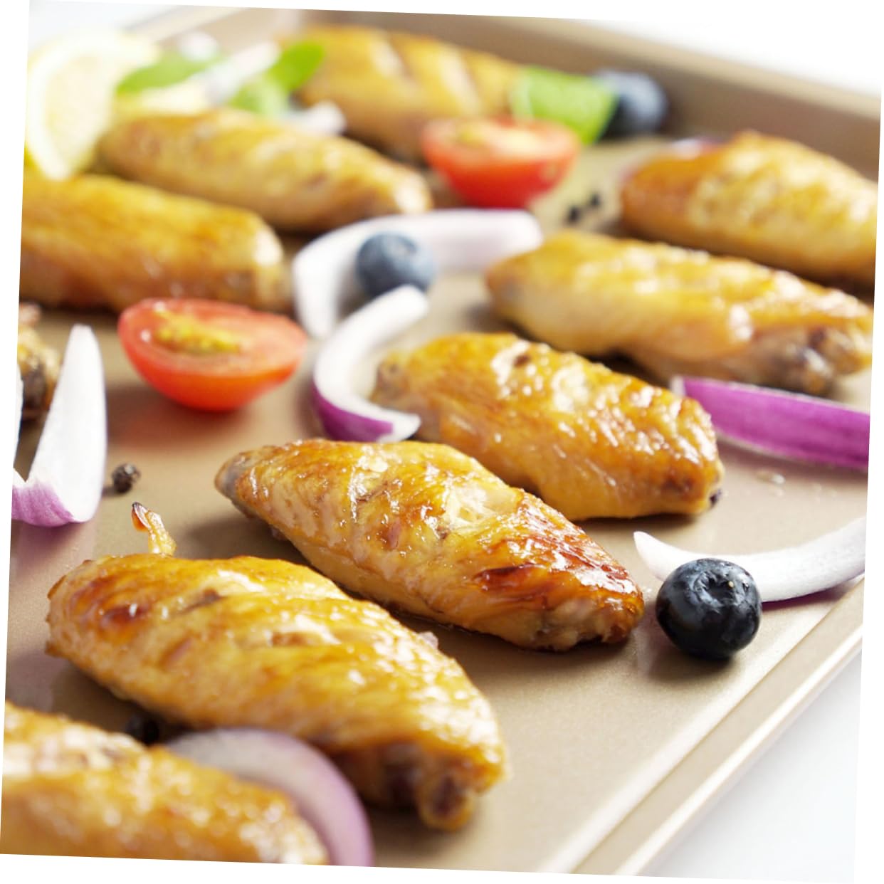 Ciieeo 14.5 Inch Carbon Steel Cake Pan Rectangular Baking Mold Nonstick for Birthday Cheesecake