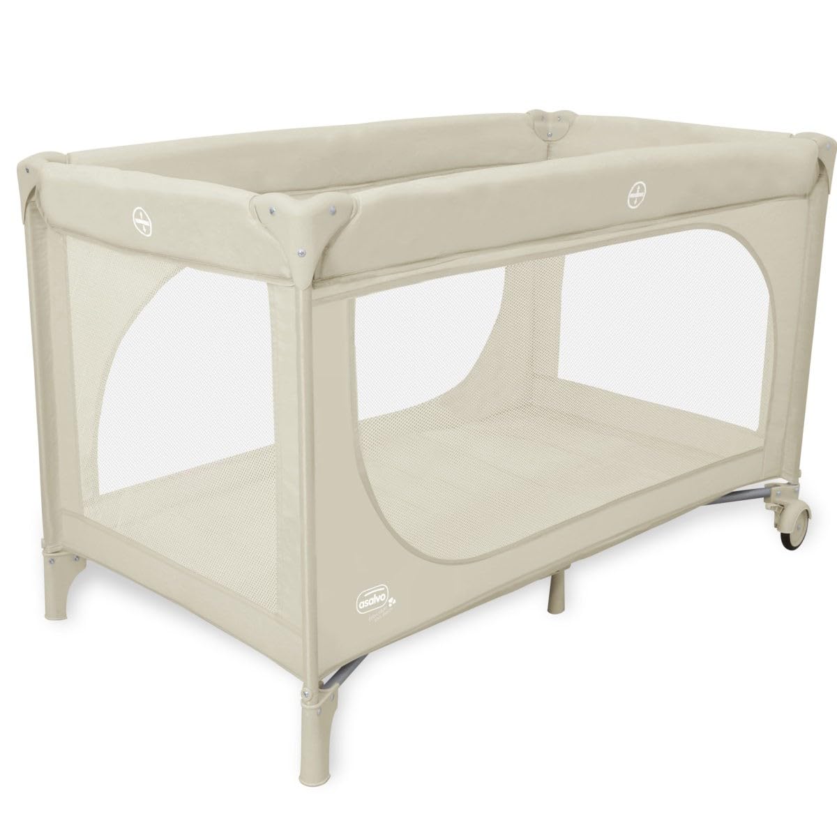 Asalvo - Cuna de Viaje Esencial Beige