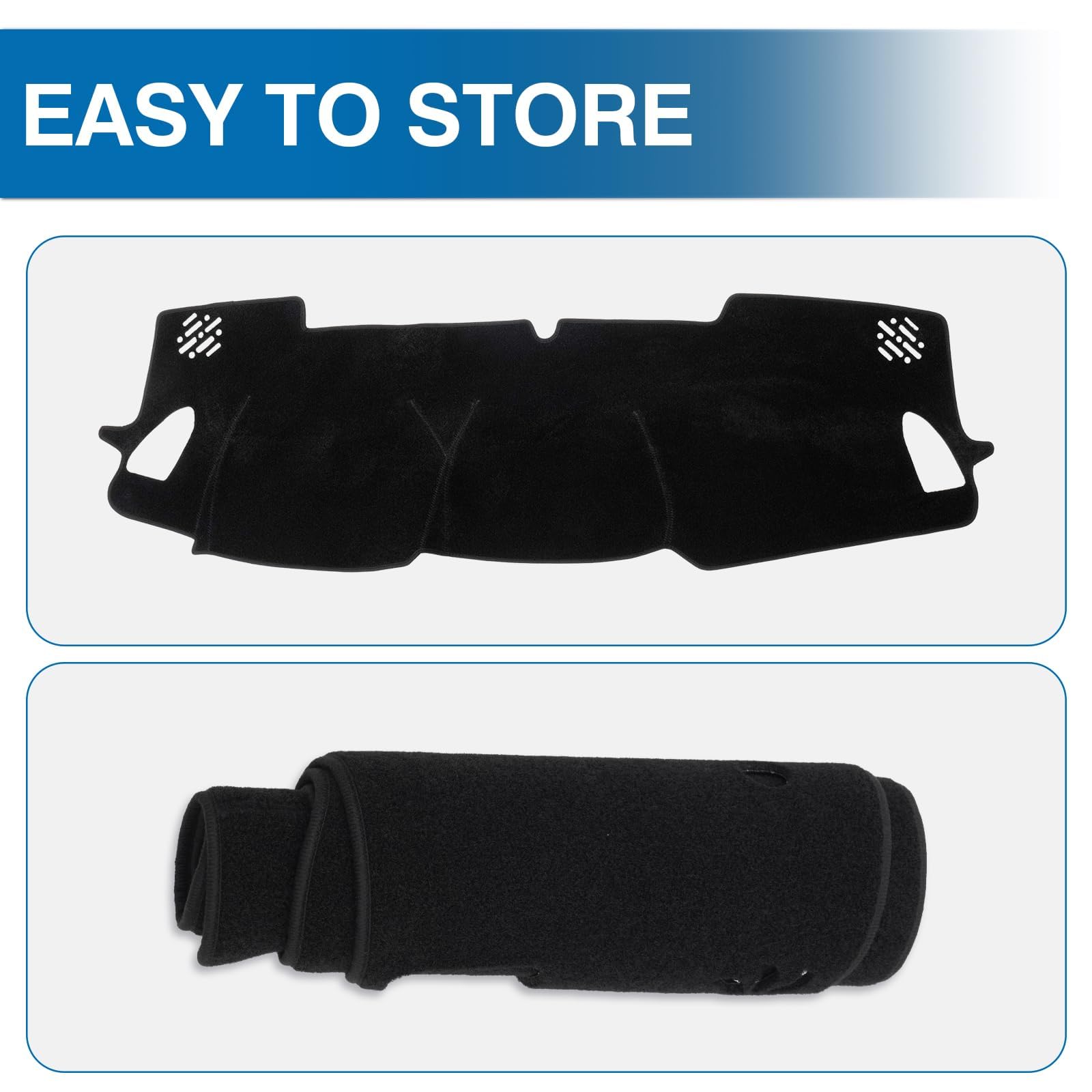 KUST Copertura per cruscotto Auto per Subaru Forester 2025 con Guida a Sinistra in Poliestere Antiscivolo per Console Centrale cruscotto Accessori Interni per Subaru Forester Custom Fit Dash Mat