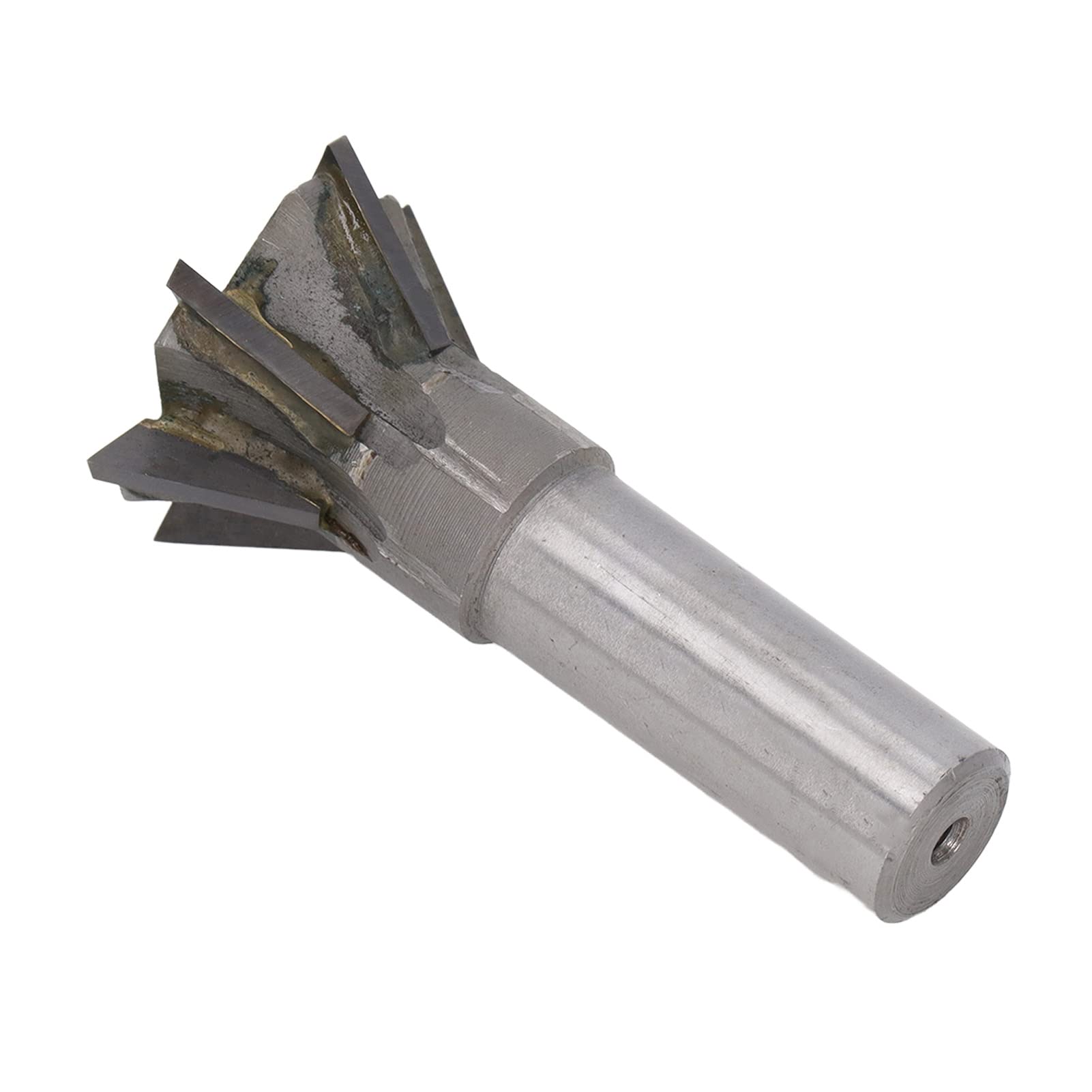 Frez do jaskółczego ogona 60° 6-ostrzowe narzędzie z węglików spiekanych Ostrze 45 mm Frez szlifierski o wysokiej dokładności do stali nierdzewnej, stali stopowej i obróbki