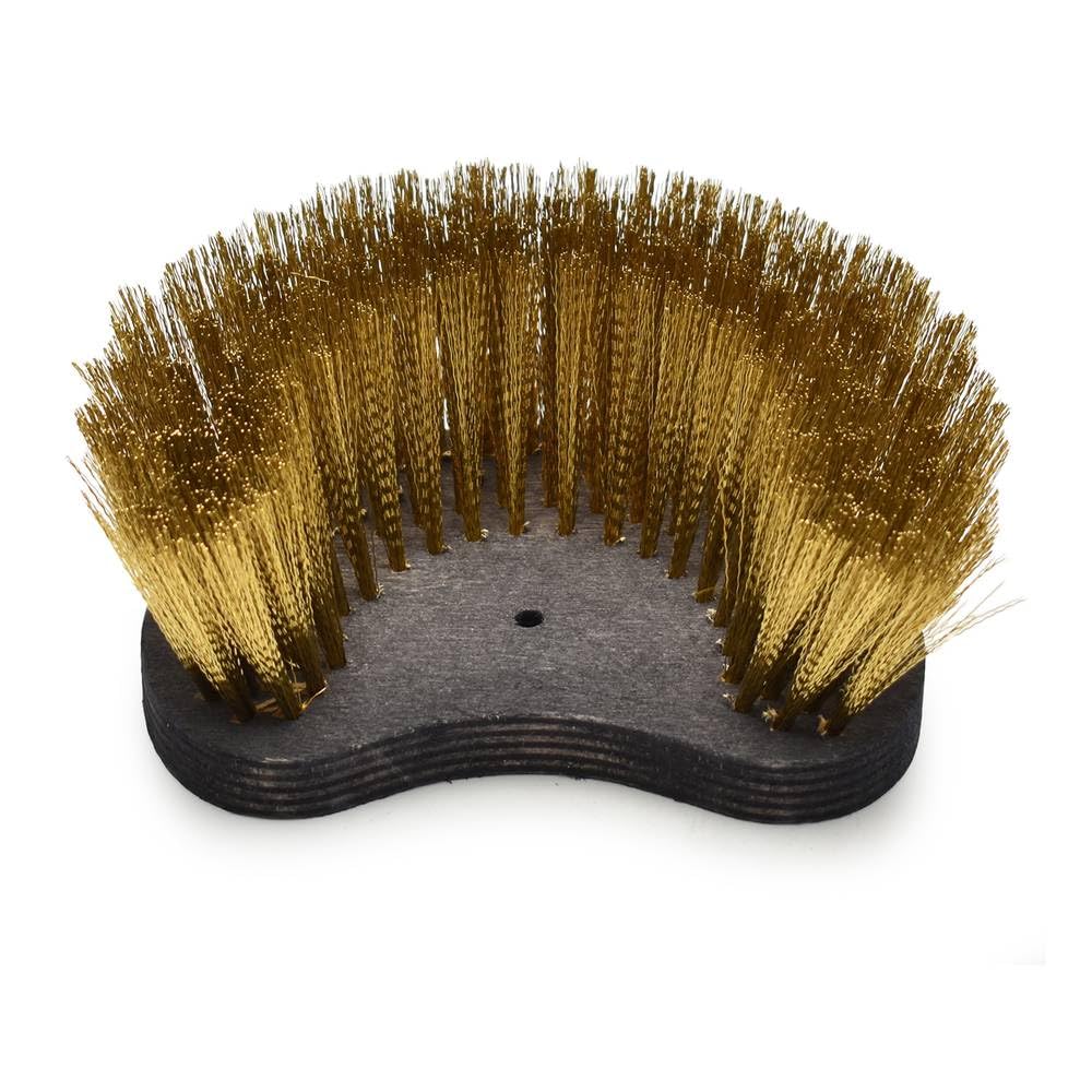 Ricambio spazzolone mezzaluna in ottone 15,5 cm Lilly, ricambio spazzola