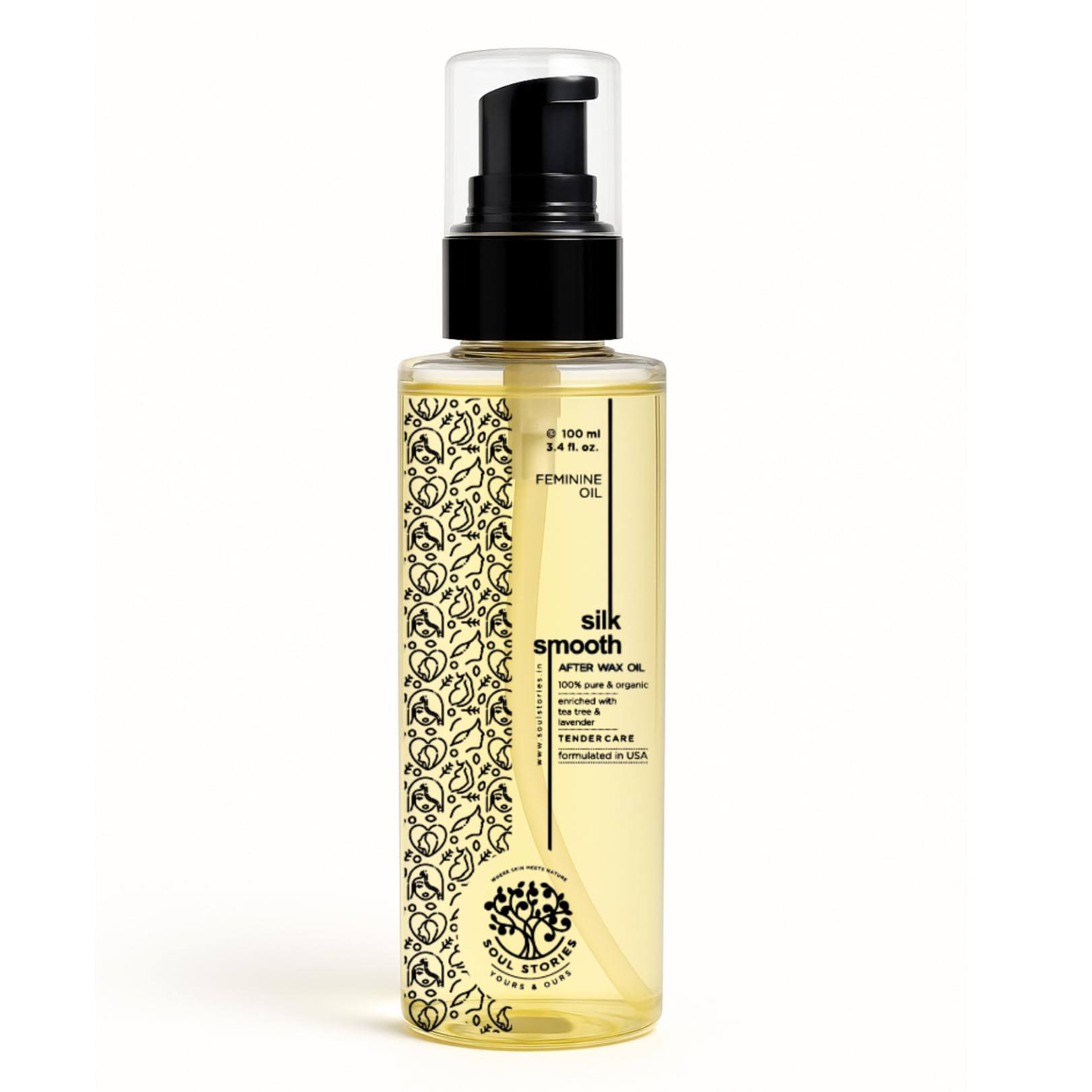 Soul Stories Silk Smooth Post-Wax Oil - 100ml | Soothing & Skin Comfort Oil for After Wax Care | Enriched with Jojoba, Almond, Coconut & Lavender | Helps Ease Redness & Leaves Skin Soft, Calm & Supple-image-21