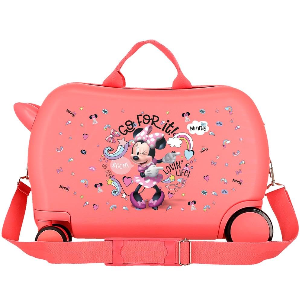 Joumma Roll Road Spring Dream Zestaw walizek Niebieski 48 x 70 x 26 cm Twardy 6 kg Zamek szyfrowy z boku ABS 6 kg 119 L, Różowy kolor, Talla única, walizka dziecięca