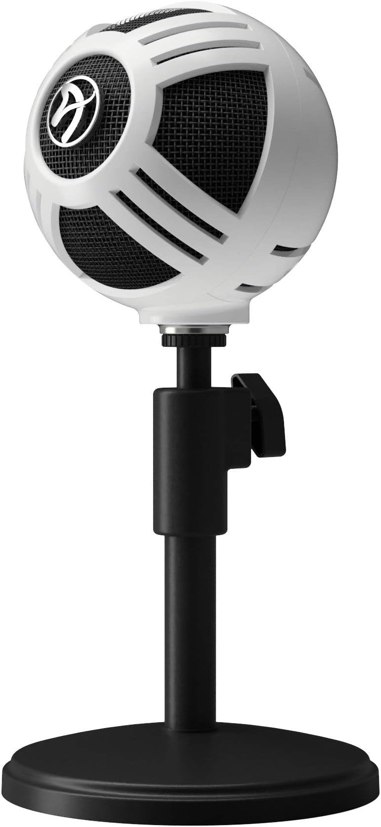 Arozzi - Sfera Gaming/Streaming/Office USB Microphone - Cardioid Polar Pattern, Boom Arm Compatible - White