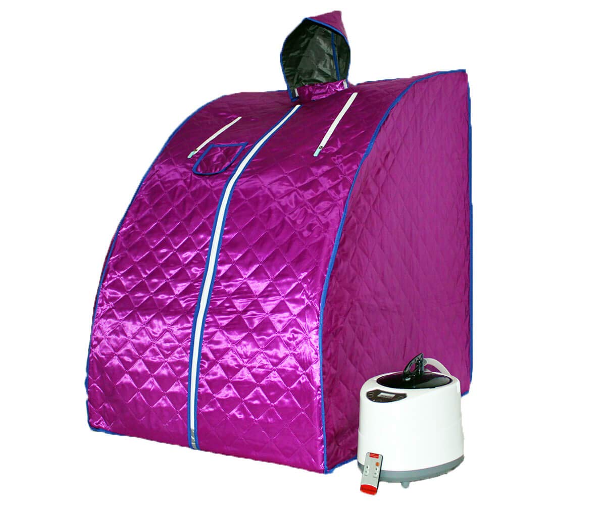 Una Sauna A Vapore Residenziale Personale Viola