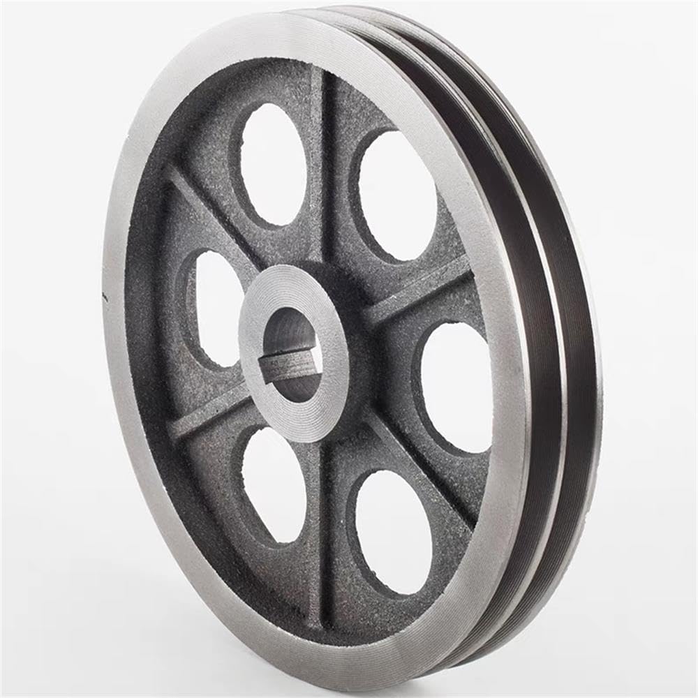 B2-250-35 V-Belt Pulley B-Type Double-Groove 250mm Cast Iron Motor Belt Pulley Motor Accessories Customized