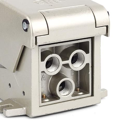 Miniatura 3 de SNS Interruptor de válvula de pedal neumático con cierre NPT de 14 "5 vías 2 posiciones con escudo protector FOV-N320AC