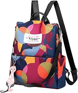 Kunsa Zaino Multifunzione Donna Borsa a Tracolla Impermeabile Antifurto Zaino da Viaggio Borse da Scuola per Ragazze