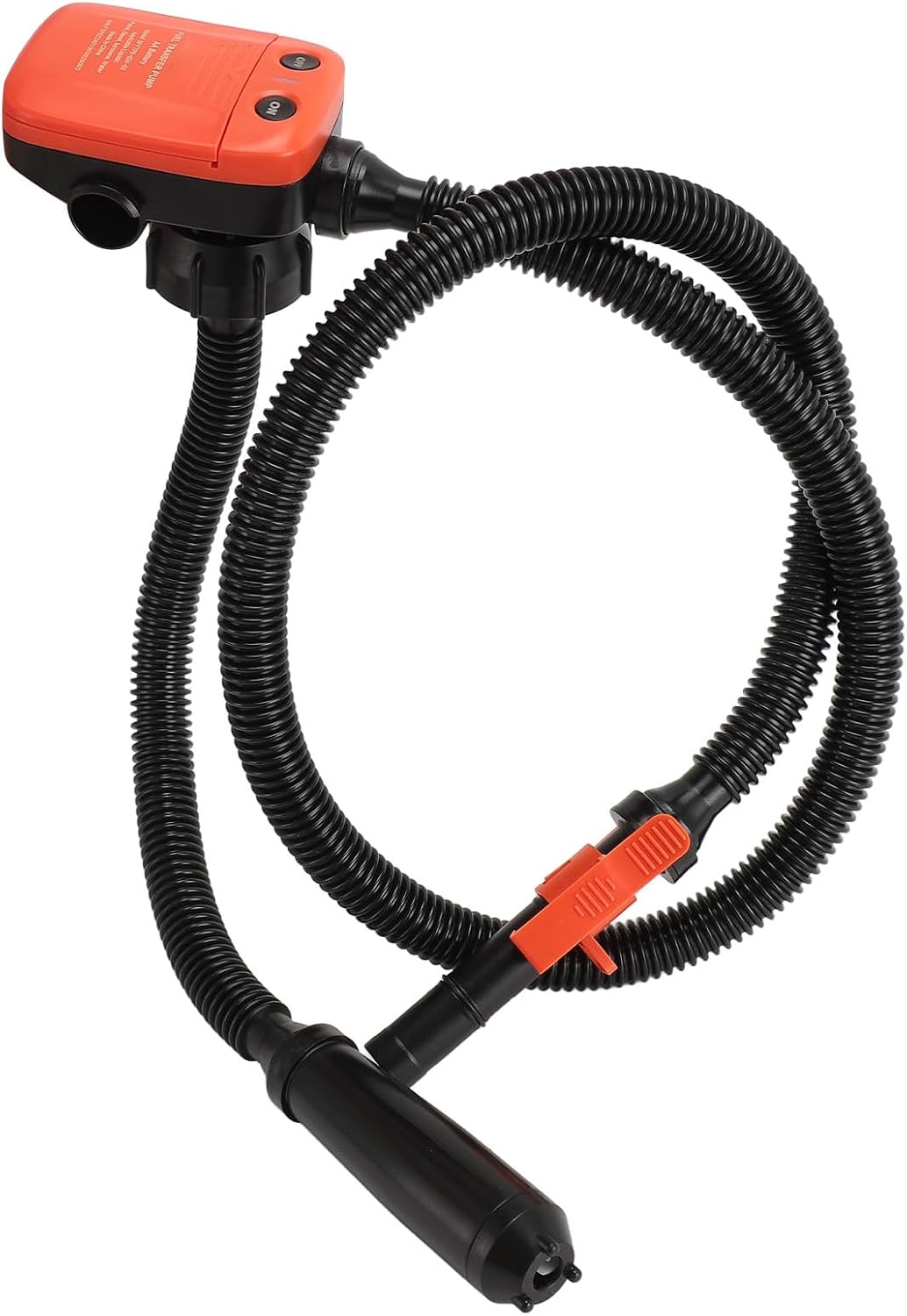 Canister Pump with Hose, Polyoxymethylene, High Speed Fuel Transfer Pump with Automatic Stop Sensor, Ideal for Gasoline and Transfers