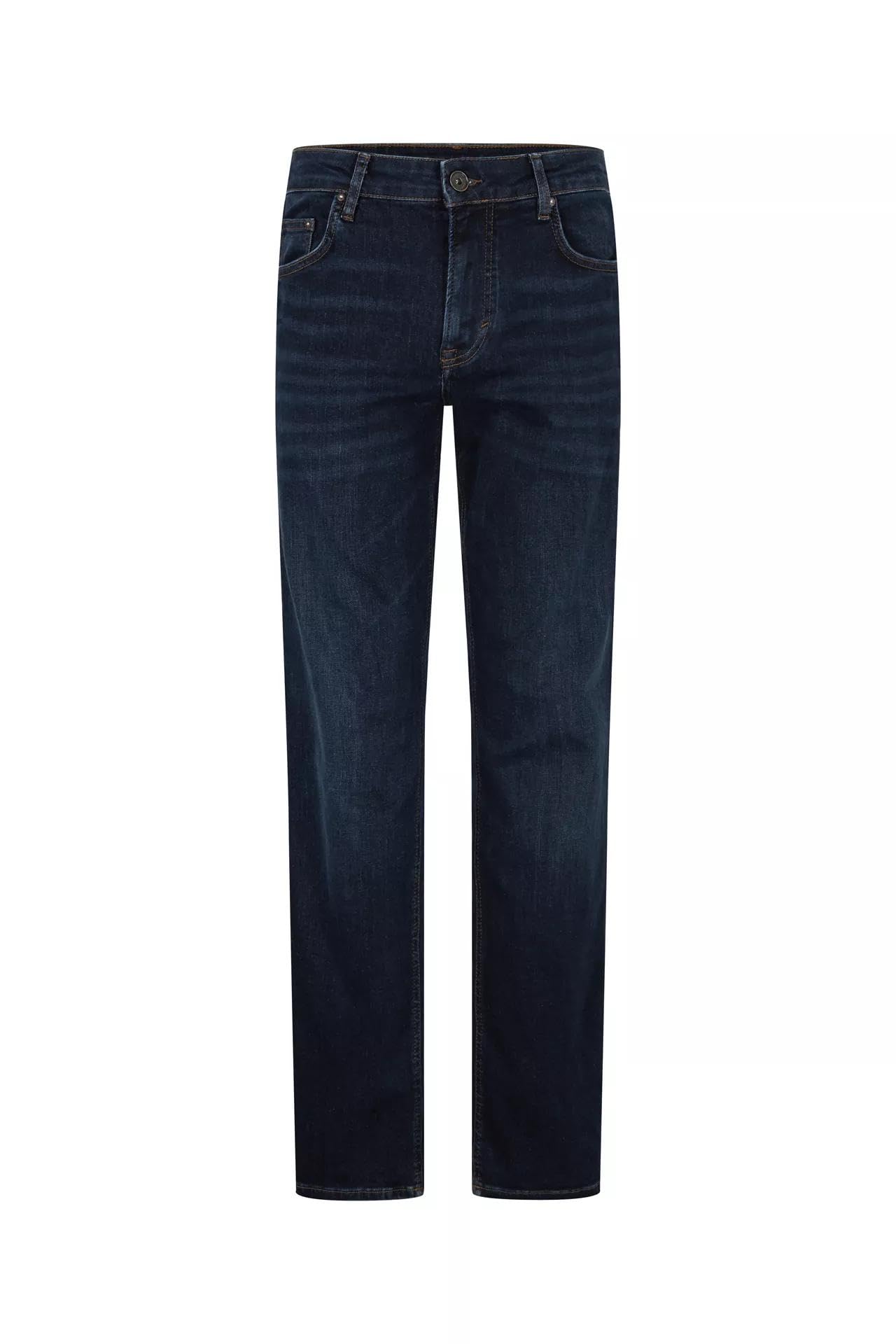 Joop Jeans Mitch Regular/Straight Jeans Mit Reißverschluss – Blau, Größe 38, Länge 32