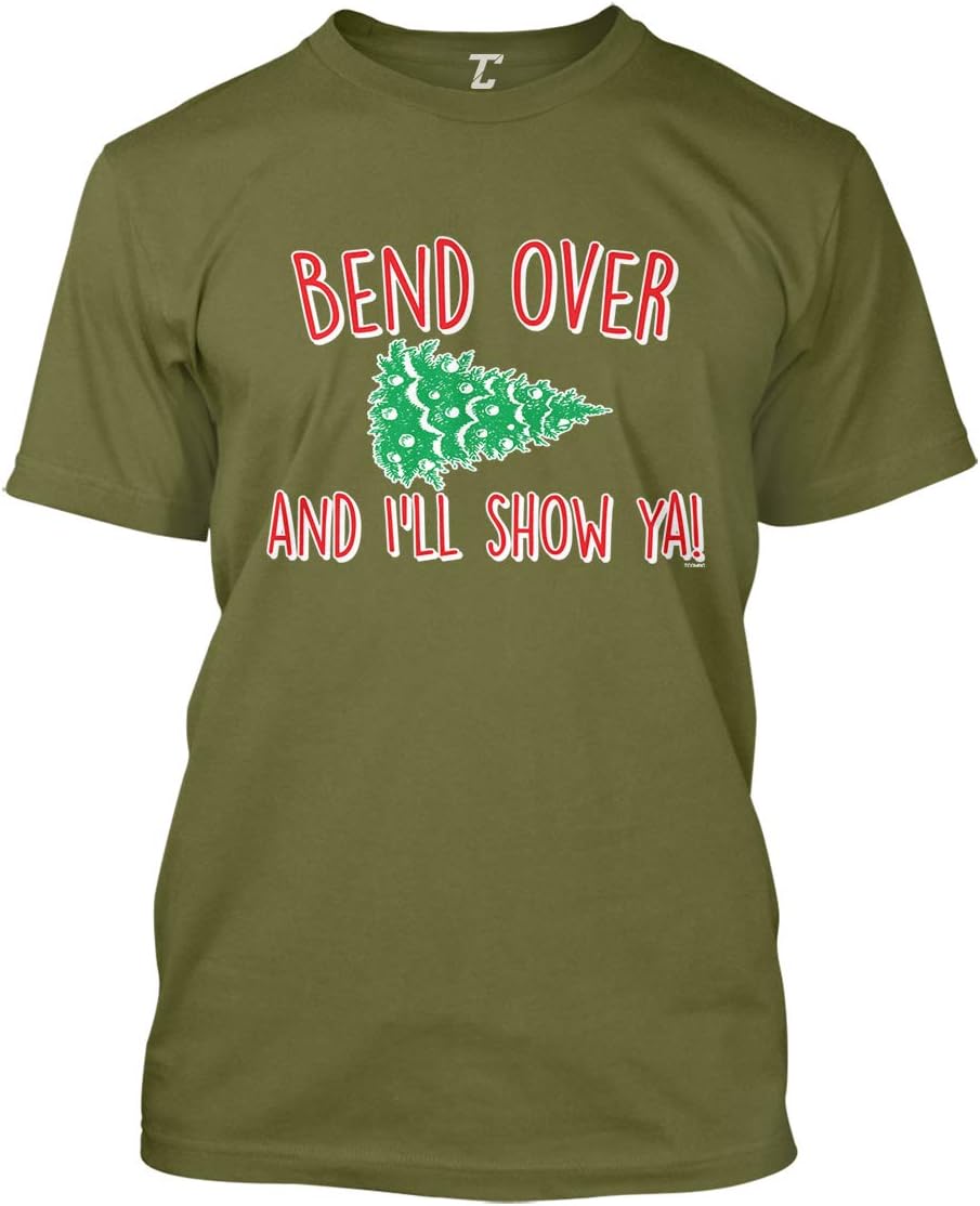 Bend Over and I'll Show Ya - Christmas Xmas Men's T-Shirt