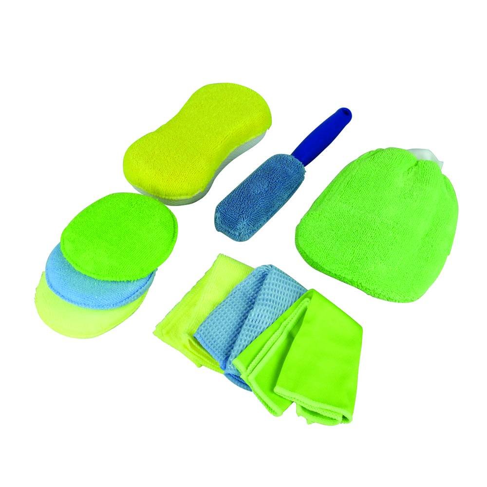 Protecton Microfiber set, One of the Common Color Values (Yellow, Green, Blue, Red, White)