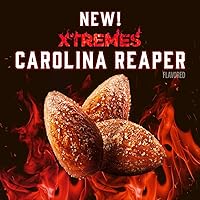 Vista 7 de Blue Diamond Almonds XTREMES, una (1) pimienta fantasma, Carolina Reaper, pimienta de cayena. One - I AM CAPABLE MAGNET. Nueces saborizadas, latas