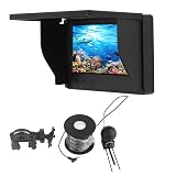 Zestaw do Podwodnego Wędkowania, Przenośny Wykrywacz Ryb Wideo z 4,3-calowym Monitorem LCD, Profesjonalna Pomoc Wędkarska do łowienia łodzią morską w Jeziorze Lodowym